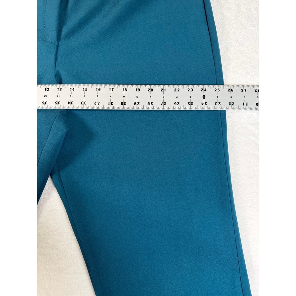 Talbots Hampshire Curvy Ankle Pants Teal Women's Size 20 Chic Meets Comfort - Picture 8 of 11